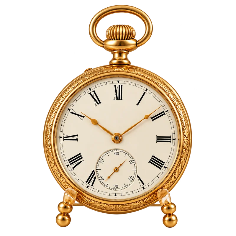 Gold Pocket Watch