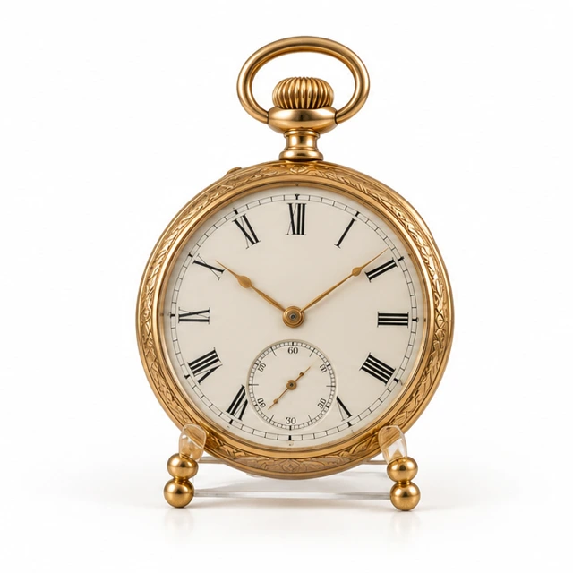 Gold Pocket Watch